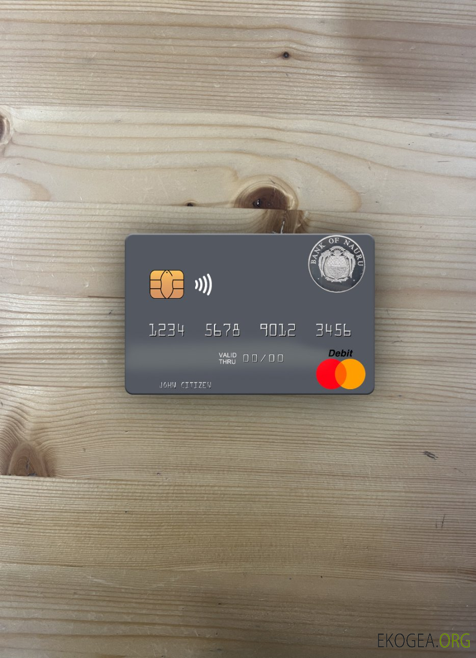 Nauru Banque de Nauru mastercard photolook recto